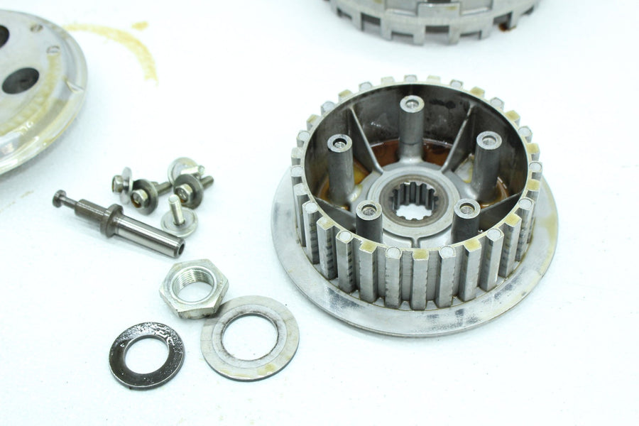 07-09 KAWASAKI VERSYS 650 KLE650 CLUTCH BASKET HUB PESSURE PLATE ASSY