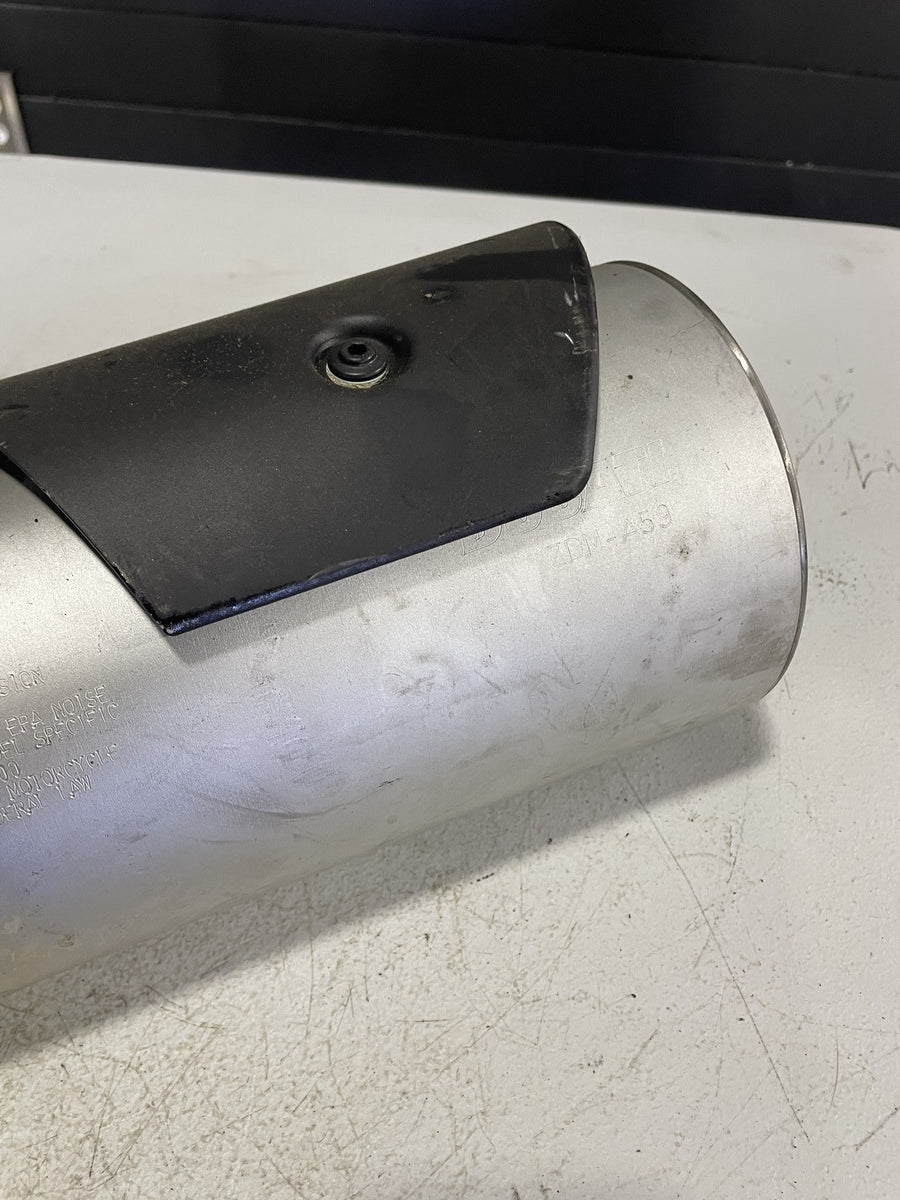 08-14 DUCATI MONSTER 696 RIGHT EXHAUST PIPE MUFFLER SLIP ON CAN SILENCER