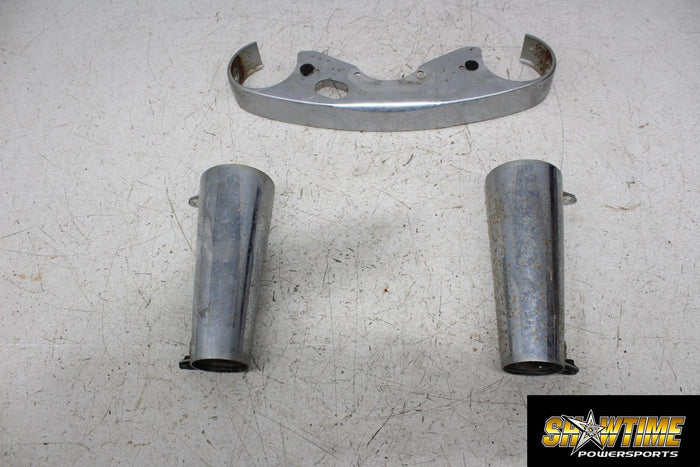 98-04 KAWASAKI VULCAN 1500 VN1500  FRONT FORK UPPER COVER TOP GUARD SHIELD COWL