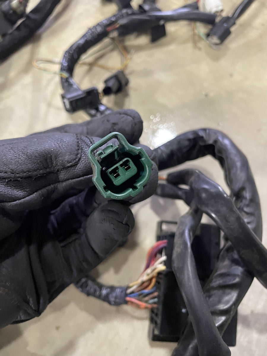 07-08 SUZUKI GSXR1000 MAIN ENGINE WIRING HARNESS MOTOR WIRE LOOM DAMAGED