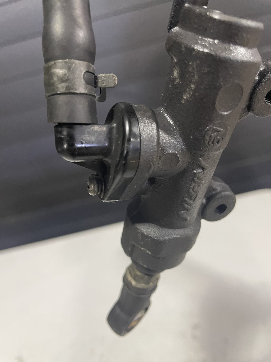 09-12 HONDA CBR600RR REAR BACK BRAKE MASTER CYLINDER W RESERVOIR