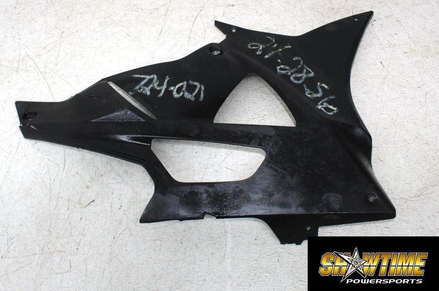 09-14 BMW S1000RR LEFT LOWER BOTTOM BELLY SIDE FAIRING COWL (SEE DESCP)