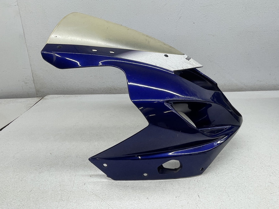 04-05 SUZUKI GSXR750 FRONT UPPER NOSE FAIRING COWL SHROUD WINDSHIELD