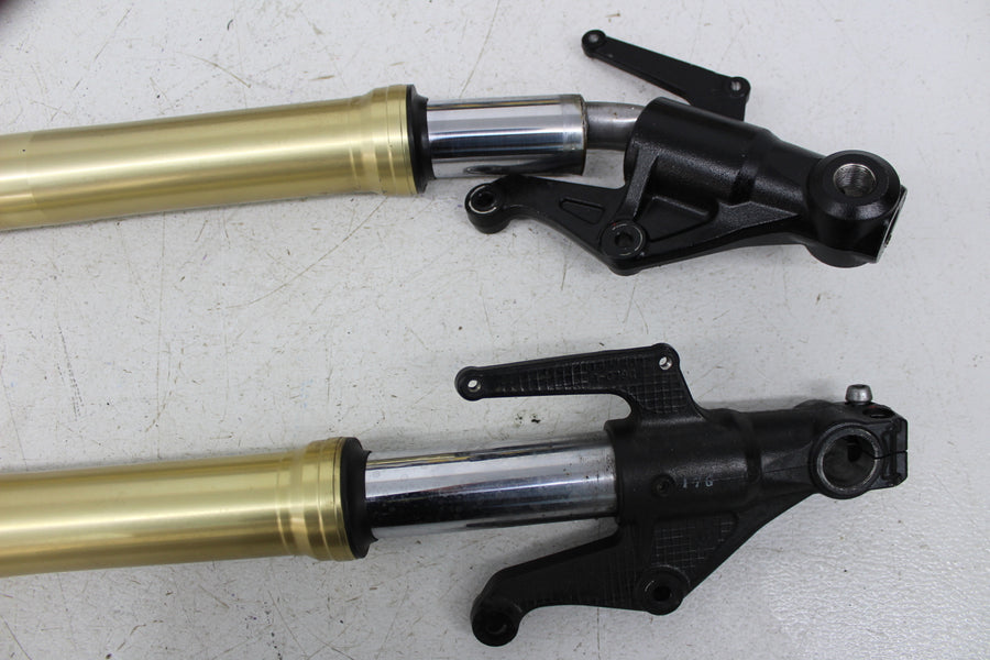 09-12 TRIUMPH STREET TRIPLE 675 FRONT FORKS SHOCK SUSPENSION SET PAIR