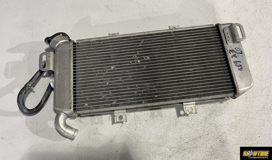 06-08 KAWASAKI NINJA 650 EX650 ENGINE RADIATOR MOTOR COOLER COOLING RADIATER