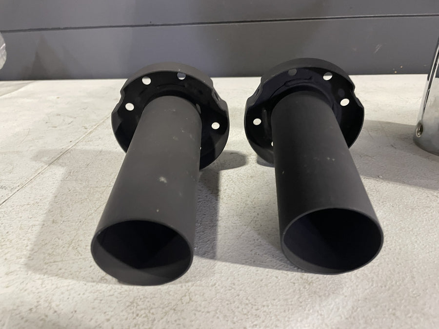 07-11 HARLEY-DAVIDSON ELECTRA GLIDE ROAD GLIDE ROAD KING FISHTAIL EXHAUST TIPS