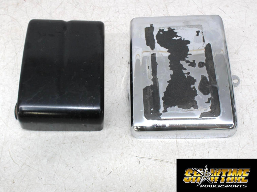 12-16 HARLEY-DAVIDSON DYNA LOW RIDER FXDL BATTERY SIDE COVER COVERS PAIR (READ)