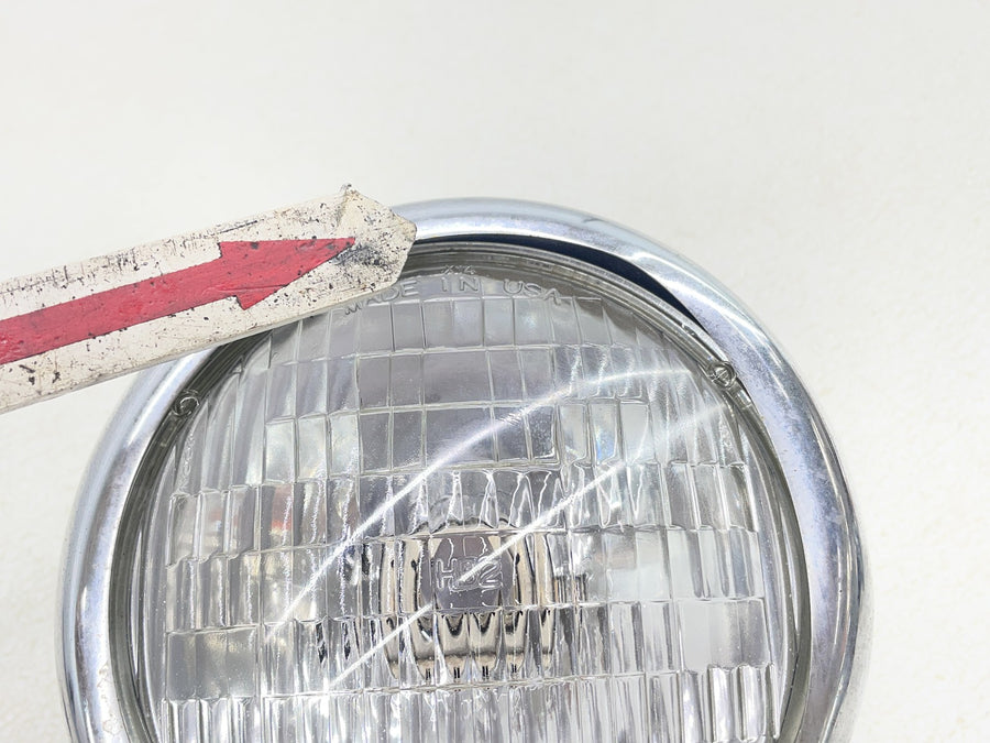 00-06 HARLEY-DAVIDSON SOFTAIL FXST  SINGLE HEADLIGHT HEAD LAMP LIGHT BUCKET