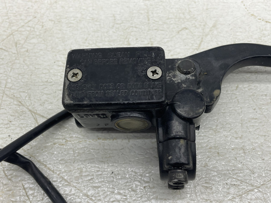 03-06 BOMBARDIER RALLY 200 LEFT RIGHT FRONT BRAKE CALIPERS MASTER CYLINDER