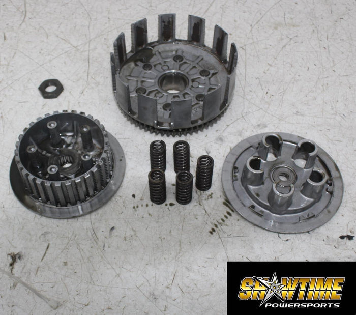 00 YAMAHA YZ125 CLUTCH BASKET HUB PRESSURE PLATE ASSEMBLY ( SEE DESCP)