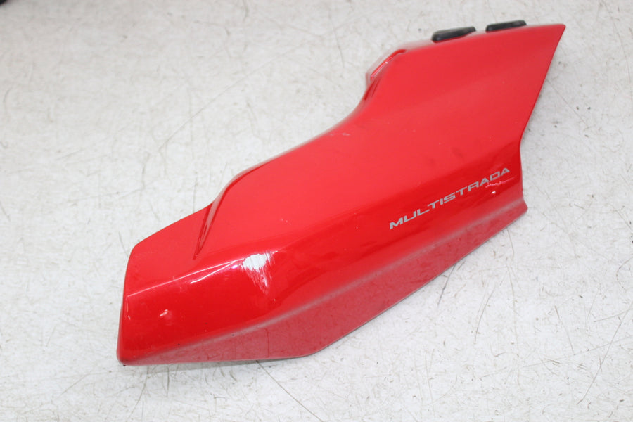 07-09 DUCATI MULTISTRADA 1100 LEFT REAR BACK TAIL FAIRING COWL SHROUD