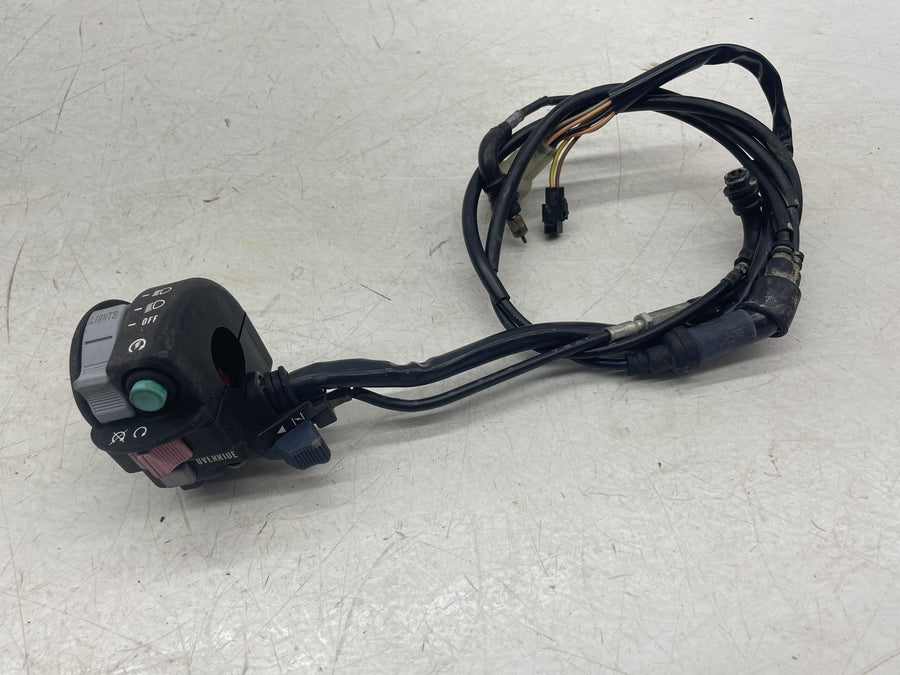 05-09 KAWASAKI BRUTE FORCE 750 KVF750 THUMB THROTTLE LEFT KILL SWITCH W CABLE
