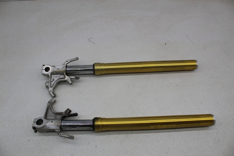 10-14 APRILIA RSV4 FRONT FORKS SHOCK SUSPENSION SET PAIR (STRAIGHT) (READ)