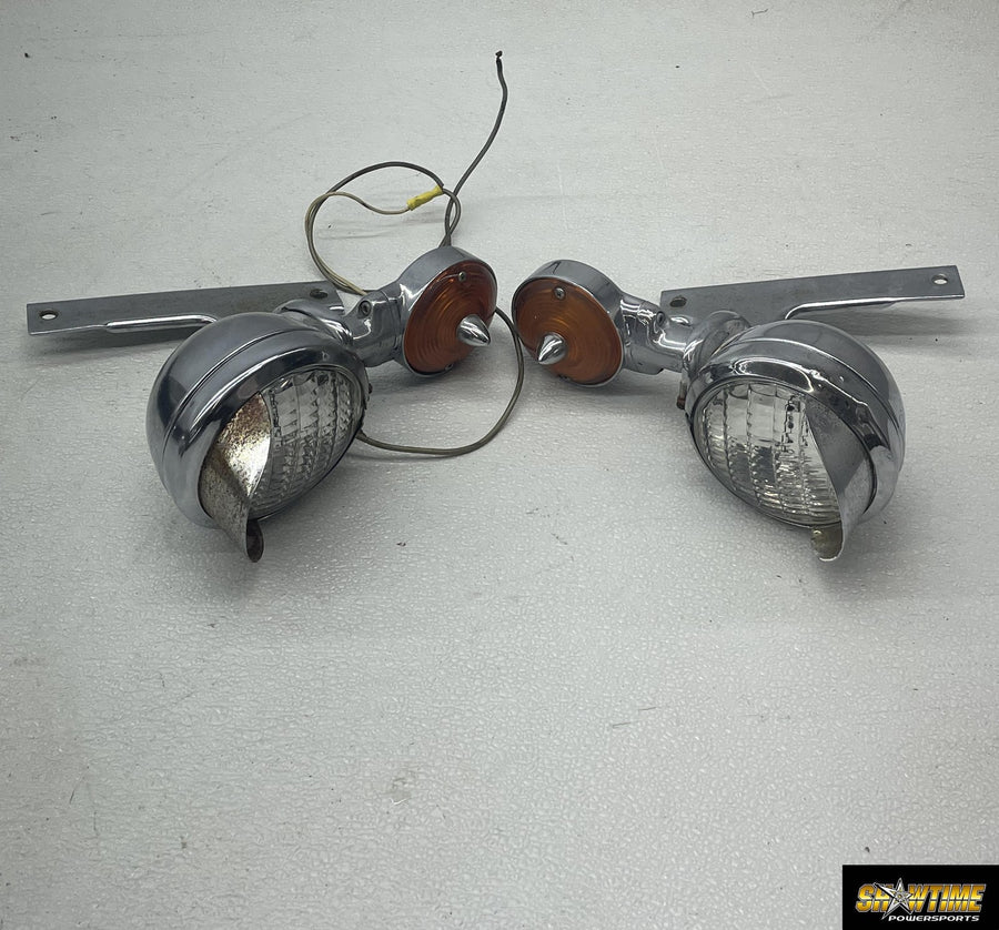 81 HARLEY-DAVIDSON TOUR GLIDE FLT FRONT LEFT RIGHT TURN SIGNALS LIGHT FOG LIGHTS
