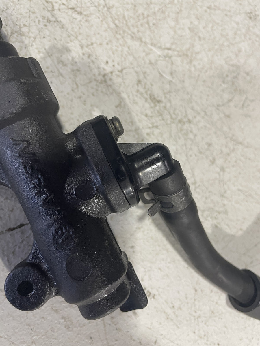 09-12 HONDA CBR600RR REAR BACK BRAKE MASTER CYLINDER W RESERVOIR