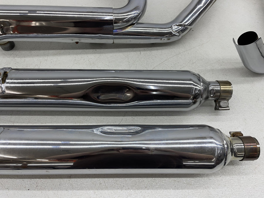 07-11 HARLEY-DAVIDSON ROAD KING CLASSIC FLHRC FULL EXHAUST SET MUFFLERS HEADERS