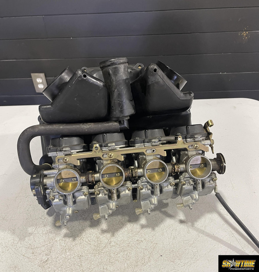 98-02 KAWASAKI NINJA ZX6R CARBS CARBURETORS AIRBOX TPS