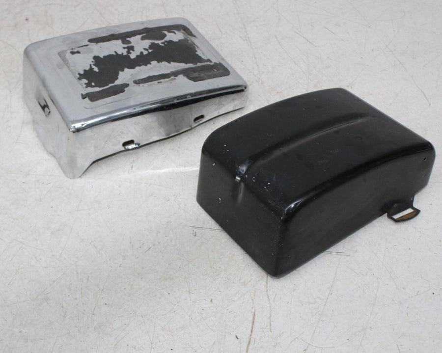 12-16 HARLEY-DAVIDSON DYNA LOW RIDER FXDL BATTERY SIDE COVER COVERS PAIR (READ)