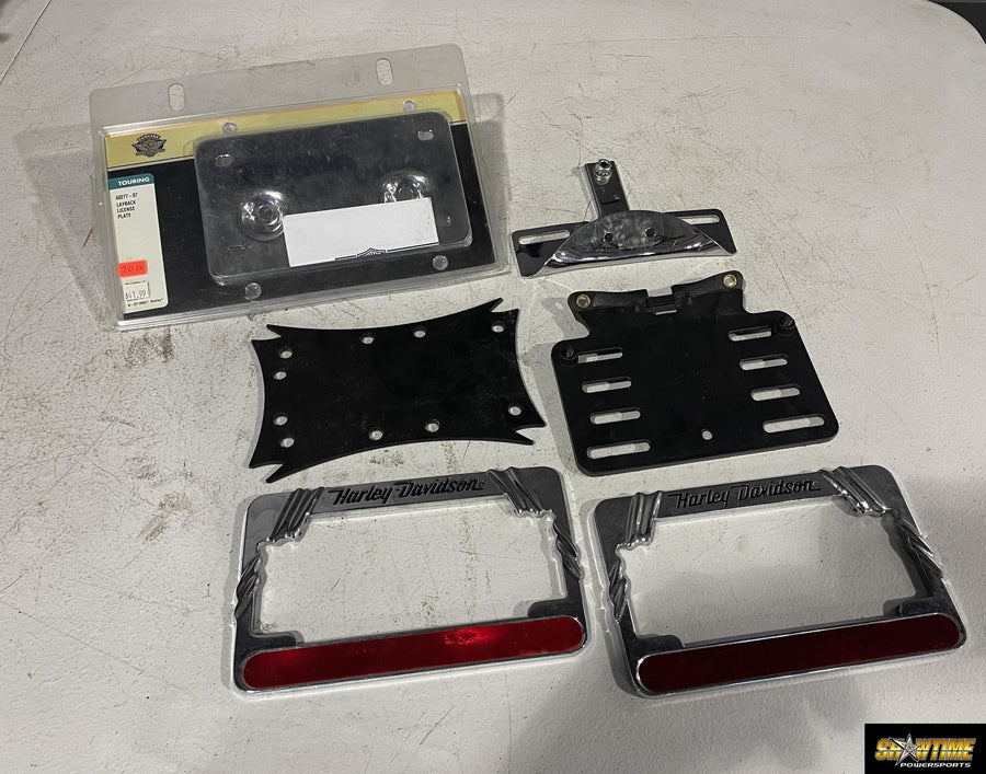 HARLEY-DAVIDSON DYNA SOFTAIL ELECTRA GLIDE CVO REAR LICENSE PLATE MOUNT LOT