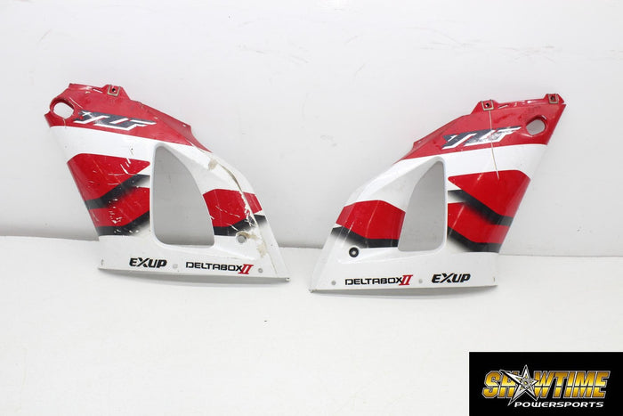 00-01 YAMAHA YZF R1 RIGHT LEFT MID UPPER SIDE FAIRING COWL PLASTIC SET
