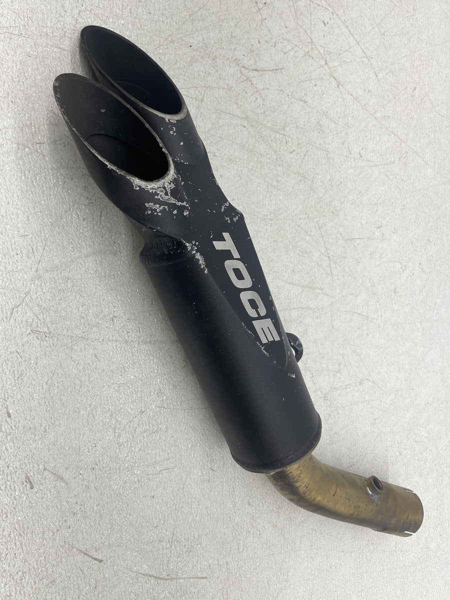19-23 KAWASAKI NINJA ZX6R ZX636 TOCE EXHAUST PIPE MUFFLER SLIP ON CAN HEADER