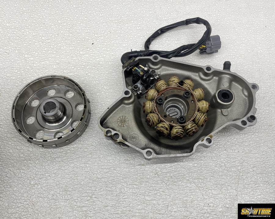 06-18 KAWASAKI KX450F KX450 STATOR MAGNETO ROTOR FLYWHEEL COVER ELECTRICS