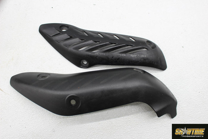 15-21 DUCATI MONSTER 821 REAR BACK MUFFLER EXHAUST COVERS HEAT SHIELD GUARD