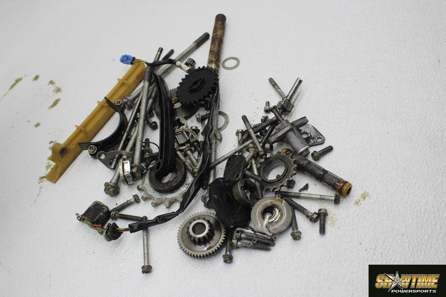 08-10 POLARIS OUTLAW 450 MXR ENGINE MOTOR PARTS AND HARDWARE LOT