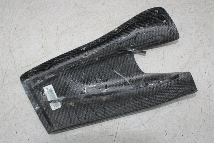 09-14 BMW S1000RR RIGHT LEFT REAR CARBON SWINGARM SIDE COVERS COWLS PANELS TRIM