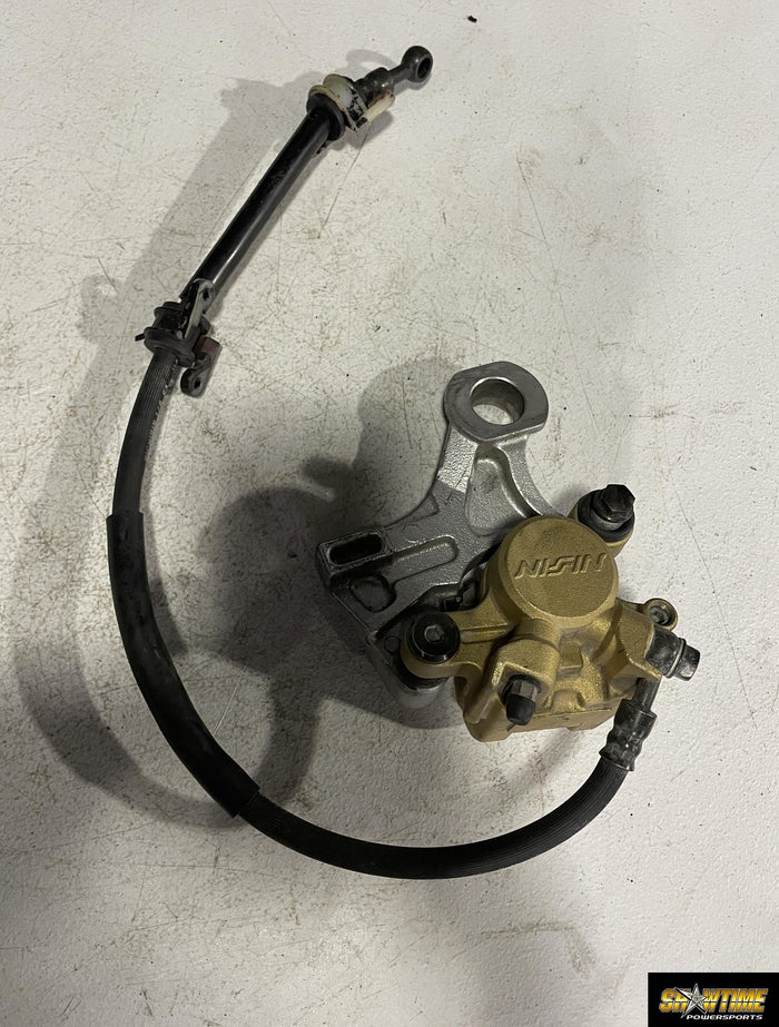 00-01 HONDA CBR929RR REAR BACK BRAKE CALIPER W MOUNT BRACKET