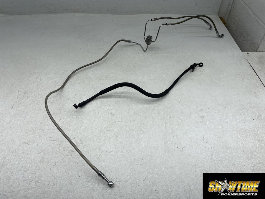 89-91 HARLEY-DAVIDSON ELECTRA GLIDE CLASSIC FLHTC BRAKE LINES HOSES SET