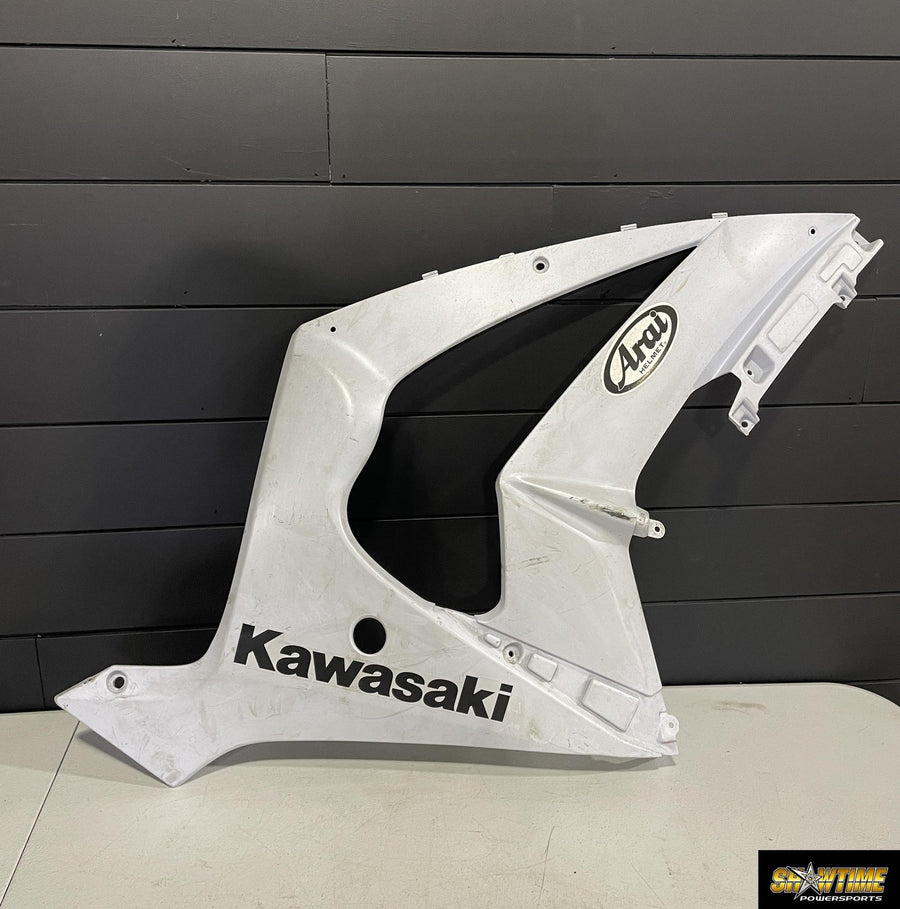 11-15 KAWASAKI NINJA ZX10R RIGHT MID UPPER SIDE FAIRING COWL PLASTIC