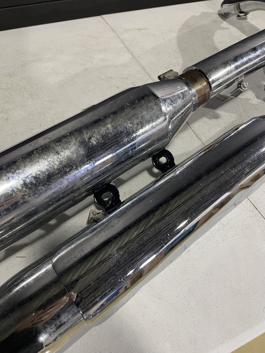 08 HARLEY-DAVIDSON SOFTAIL DELUXE FLSTN MUFFLER EXHAUST HEADER PIPES