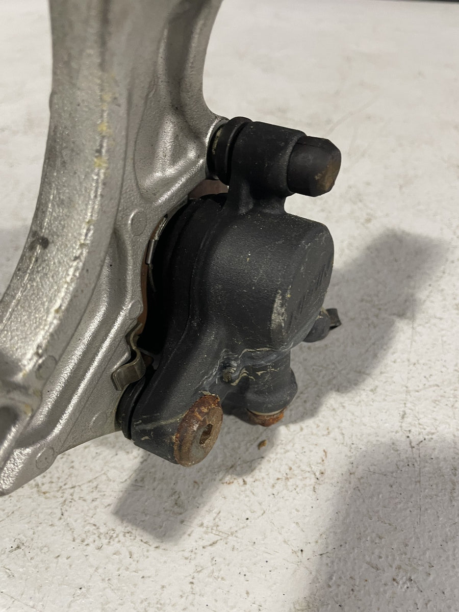 07-12 HONDA CBR600RR REAR BACK BRAKE CALIPER W MOUNT BRACKET