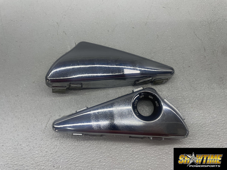 02-06 HARLEY-DAVIDSON V-ROD VRSC SIDE COVER PANEL COWL FAIRING CHROME