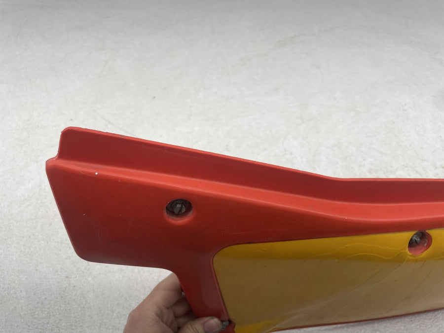 83-84 HONDA XR350R LEFT REAR NUMBER PLATE AIRBOX COVER PANEL COWL