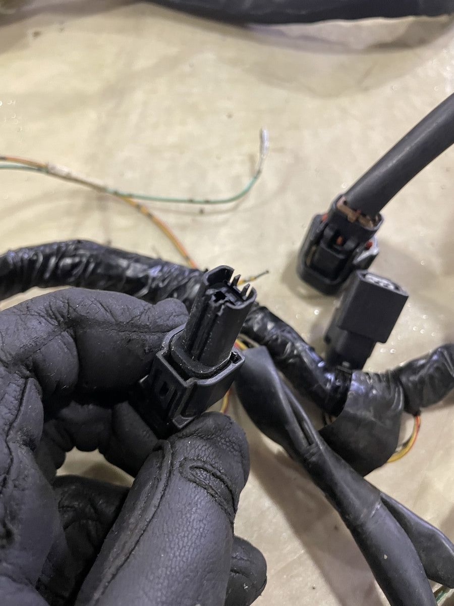 07-08 SUZUKI GSXR1000 MAIN ENGINE WIRING HARNESS MOTOR WIRE LOOM DAMAGED