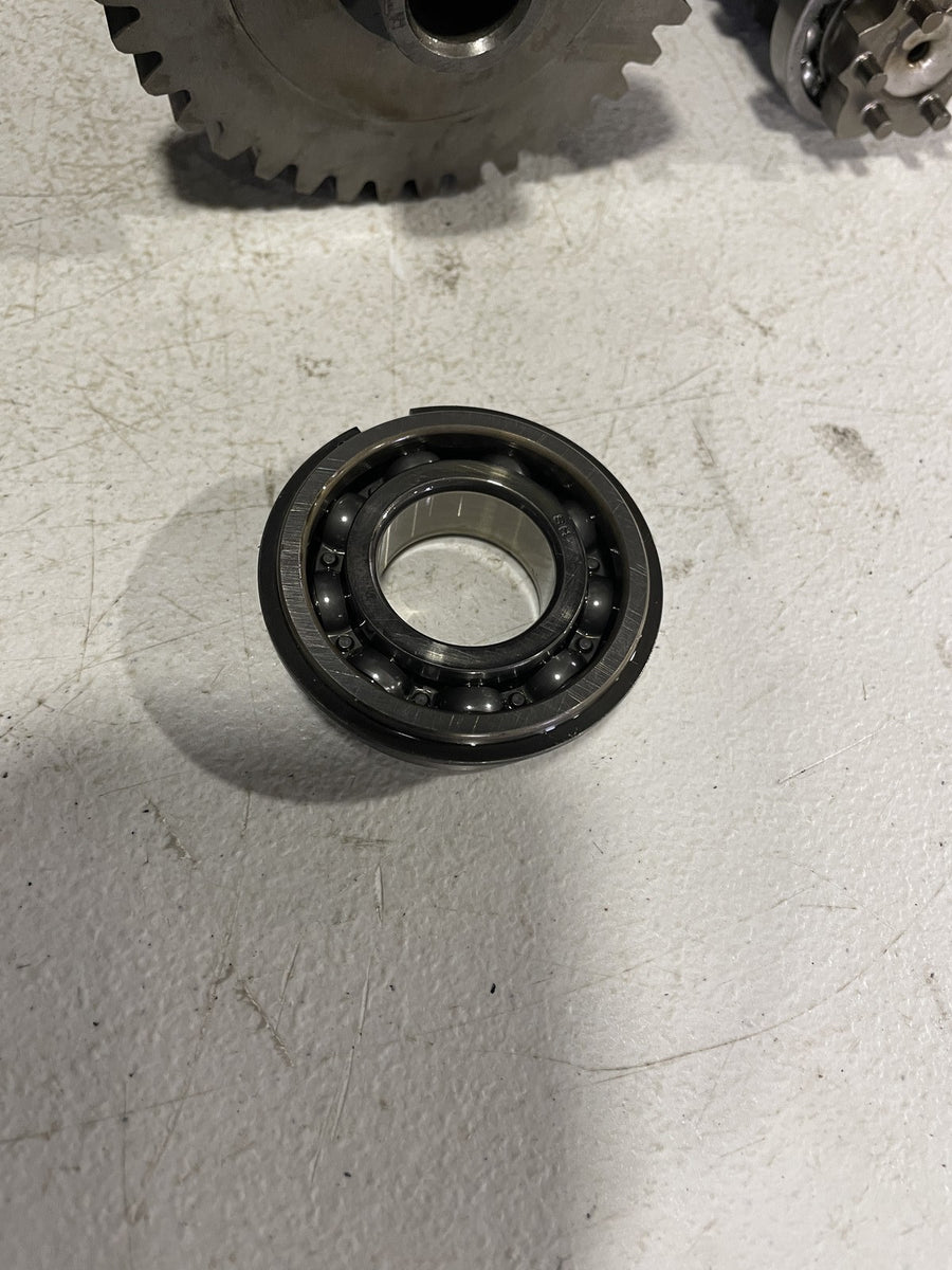 09-14 YAMAHA YZF R1 ENGINE TRANSMISSION GEARS OUTPUT MAIN SHAFT