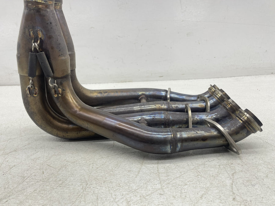 19-23 KAWASAKI NINJA ZX6R ZX636 TOCE EXHAUST PIPE MUFFLER SLIP ON CAN HEADER
