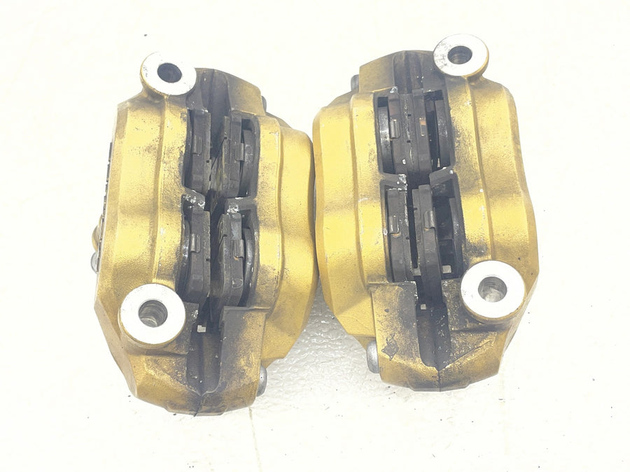 04-05 KAWASAKI NINJA ZX10R RIGHT LEFT FRONT BRAKE CALIPER SET PAIR CALIPERS