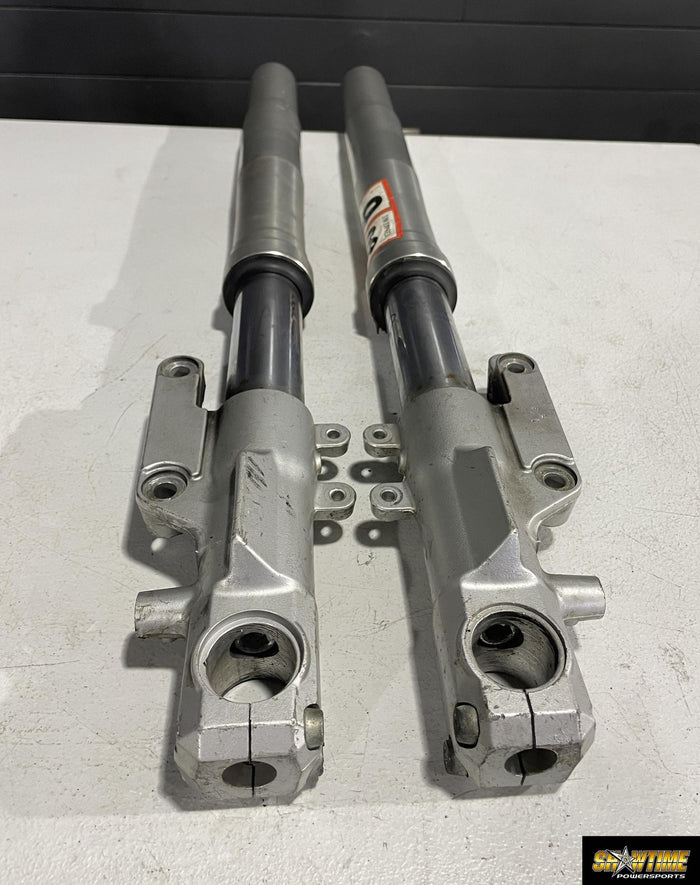 00-01 KAWASAKI NINJA ZX12R FRONT FORKS SHOCK SUSPENSION SET PAIR