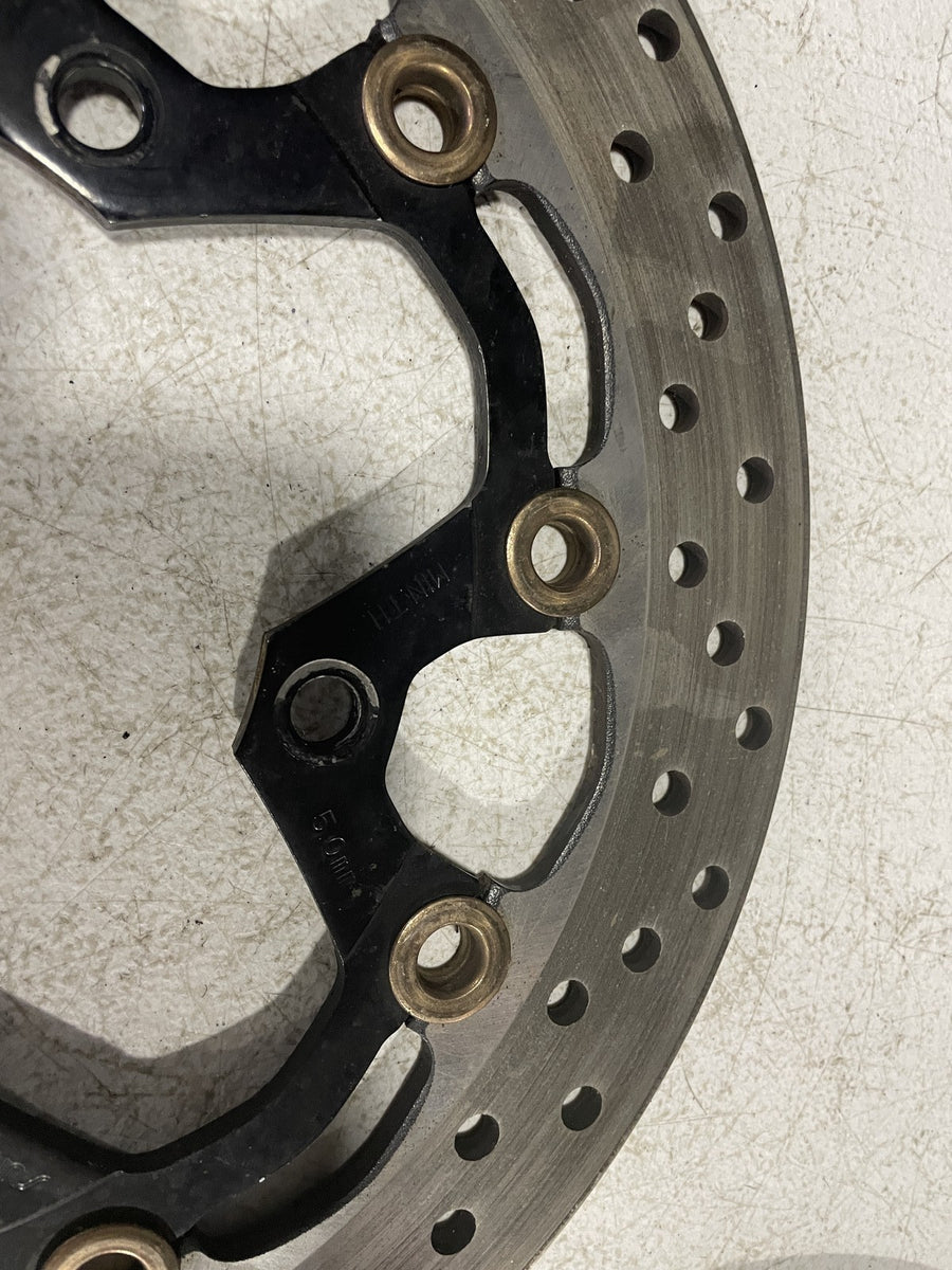 08-20 SUZUKI HAYABUSA FRONT LEFT RIGHT BRAKE ROTORS DISCS 59210-15H10