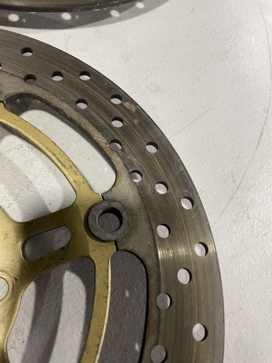 99-02 SUZUKI SV650 FRONT LEFT RIGHT BRAKE ROTORS DISCS