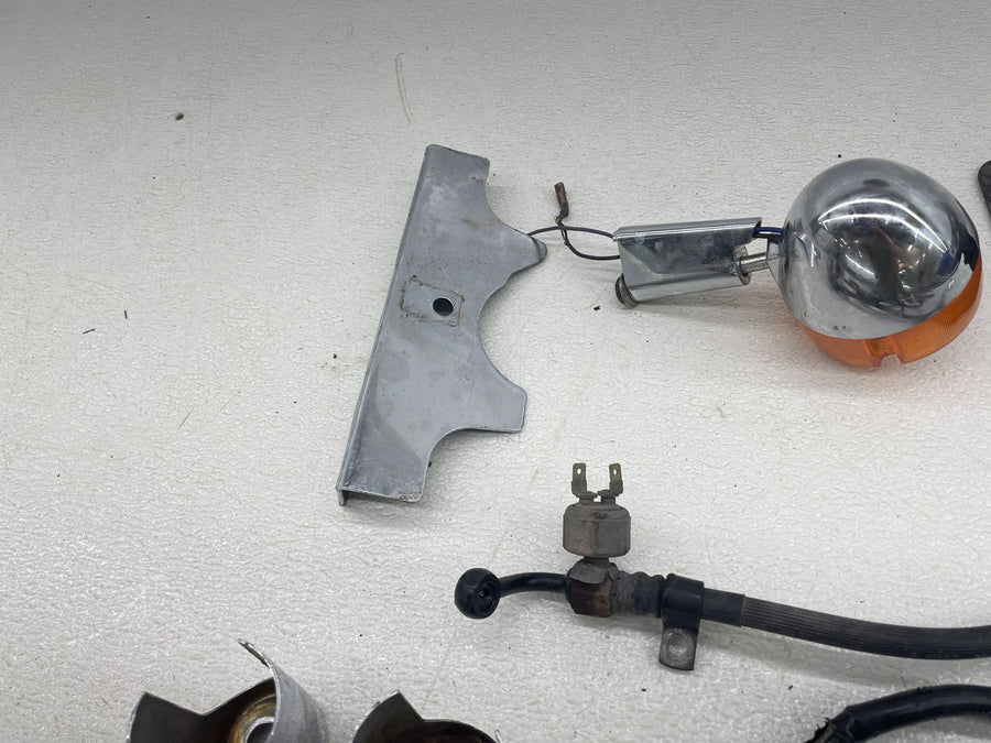 93-98 HARLEY-DAVIDSON DYNA WIDE GLIDE FXDWG PARTS HARDWARE PERCH MIRROR SIGNAL