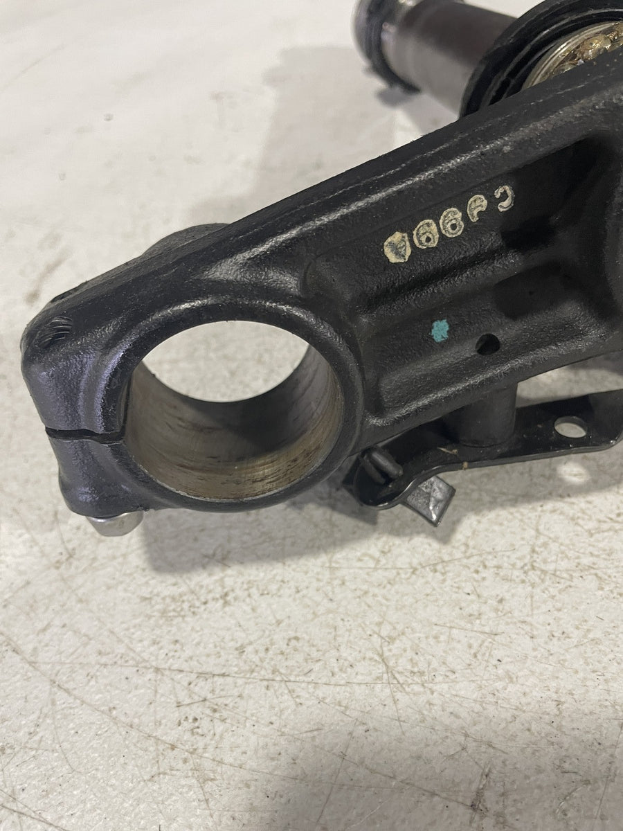09-11 KAWASAKI NINJA 650 EX650 FRONT FORKS CLAMP LOWER TRIPLE TREE STEM