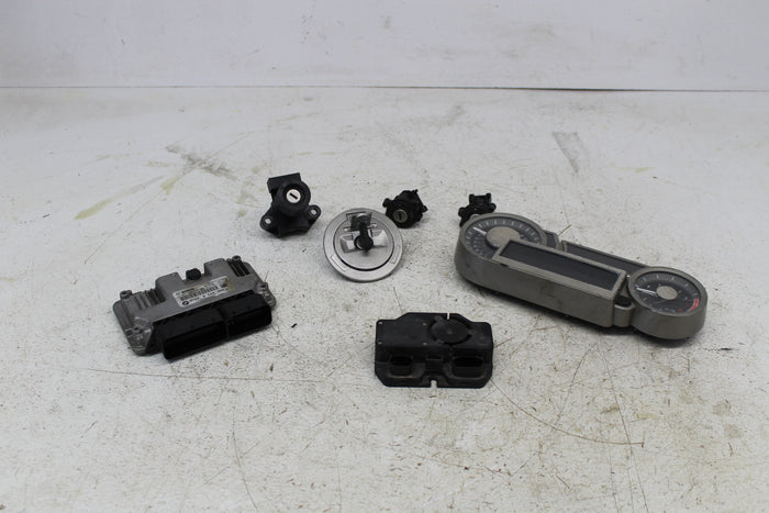 11-14 BMW K1600 GTL ABS IGNITION LOCK KEY SET W/ GAS CAP AND SEAT LOCK