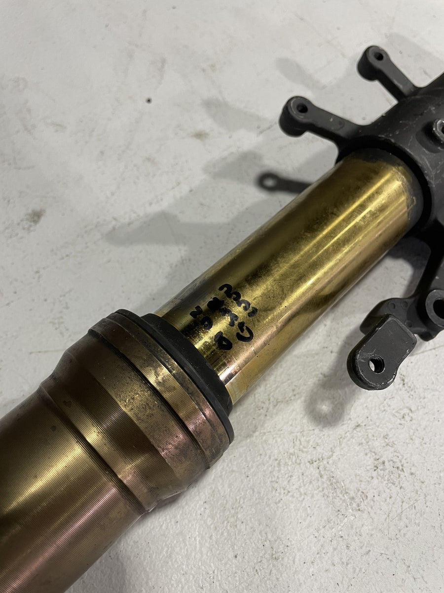 01-02 SUZUKI GSXR1000 LEFT FRONT FORK SHOCK SUSPENSION