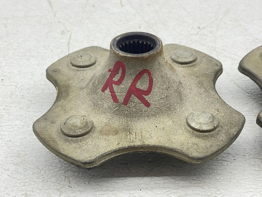91-96 HONDA FOURTRAX 200 TRX200 TYPE II REAR BACK WHEEL RIGHT LEFT HUBS HUB SET