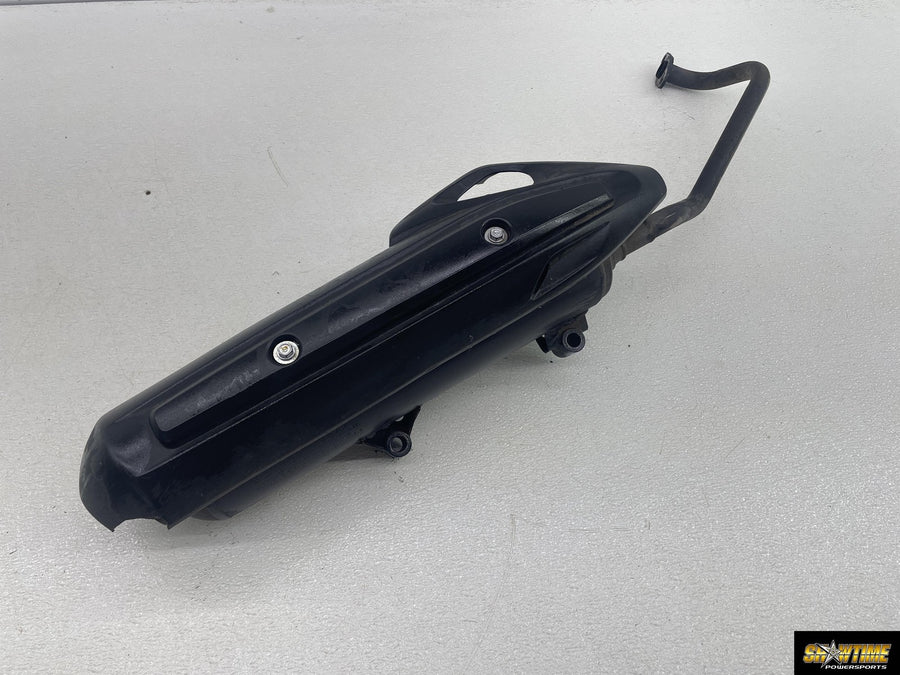 2011 HONDA PCX125 EXHAUST PIPE MUFFLER SLIP ON CAN SILENCER HEADER