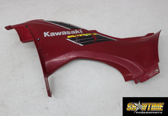 05-07 KAWASAKI BRUTE FORCE 750 LEFT SIDE FAIRING PANEL COVER COWL (READ)
